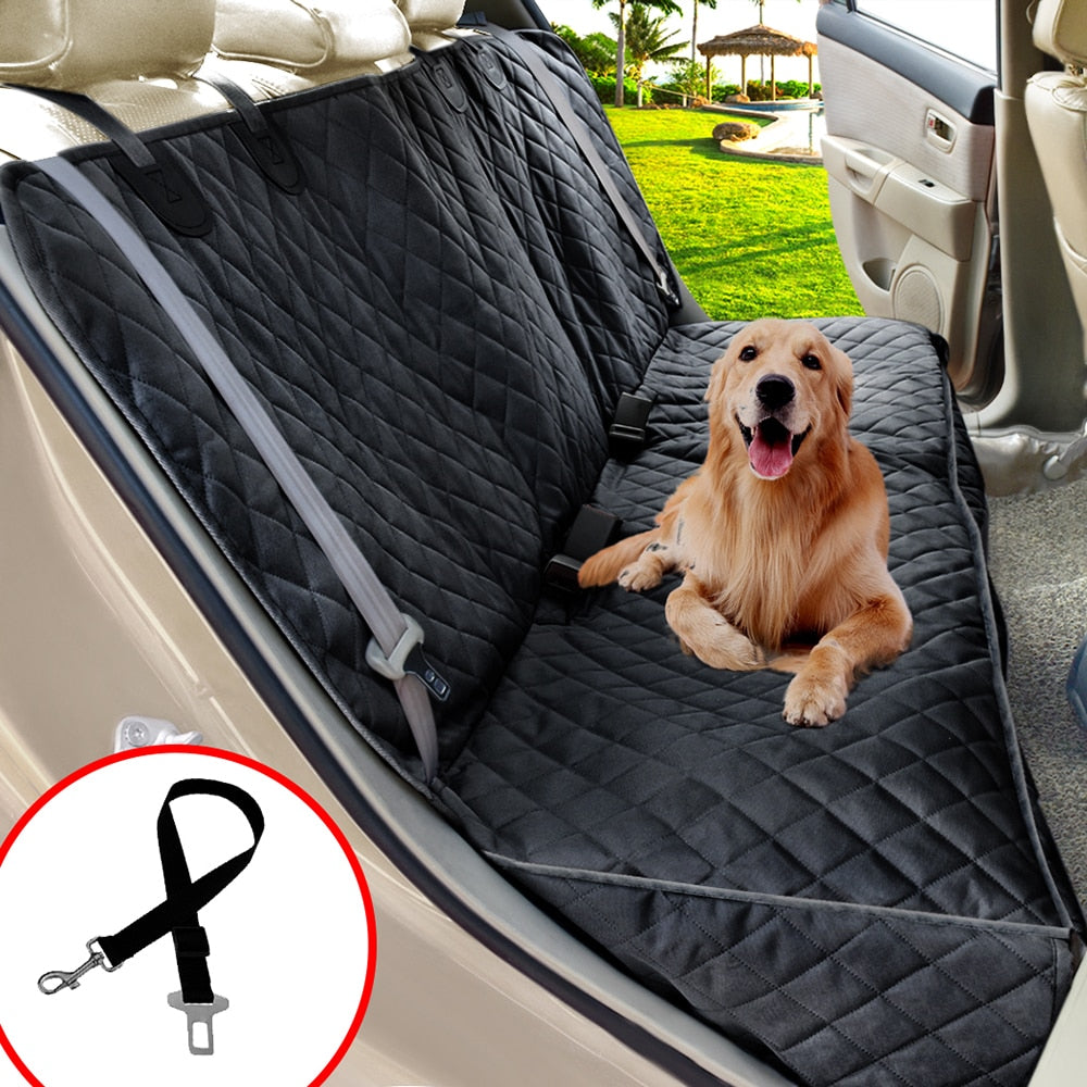 Pet Seat Protector Cover 100% Waterproof Pet Carrier Dog Seat Cover For Back Seat Nonslip Heavy Duty Bench Car Seat For Dog